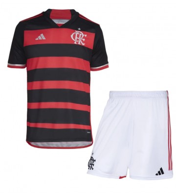 Flamengo Primera Equipación Niños 2024-25 Manga Corta (+ Pantalones cortos)